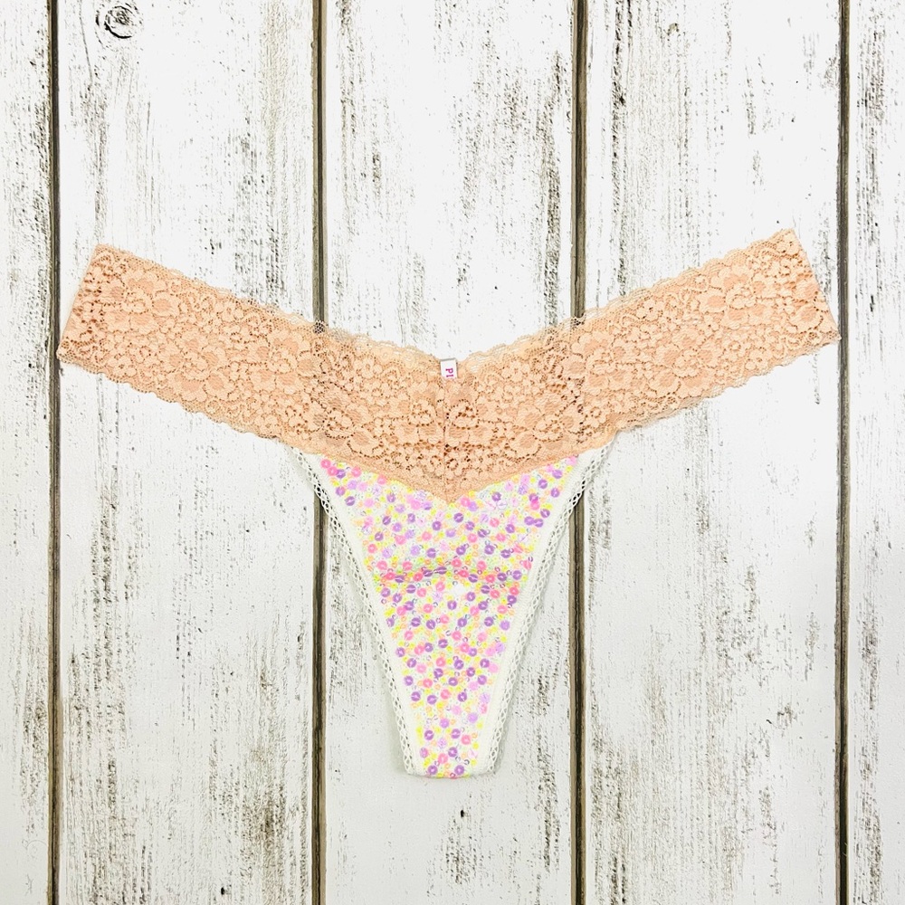 VS PINK Extra Low Rise Thong Large Retro Vintage